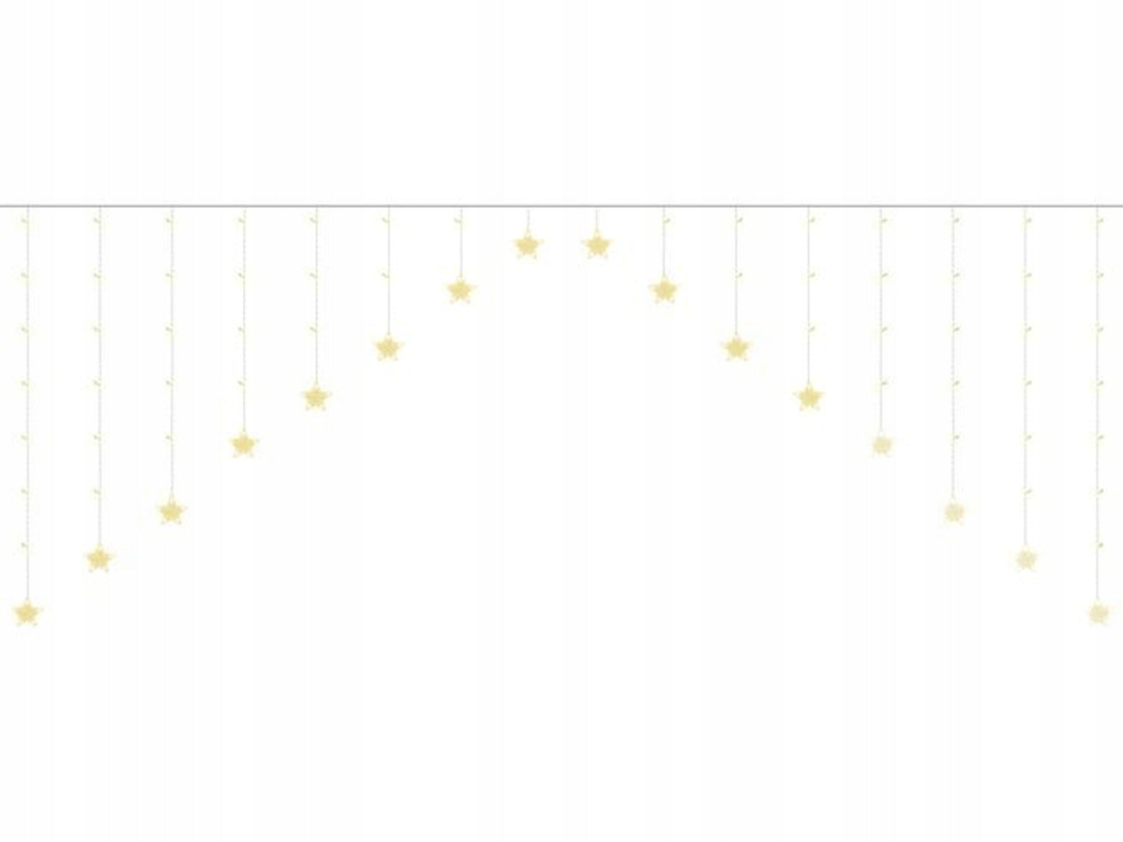 Šviečianti girlianda 136LED - šiltai balta 31V KŚ11337