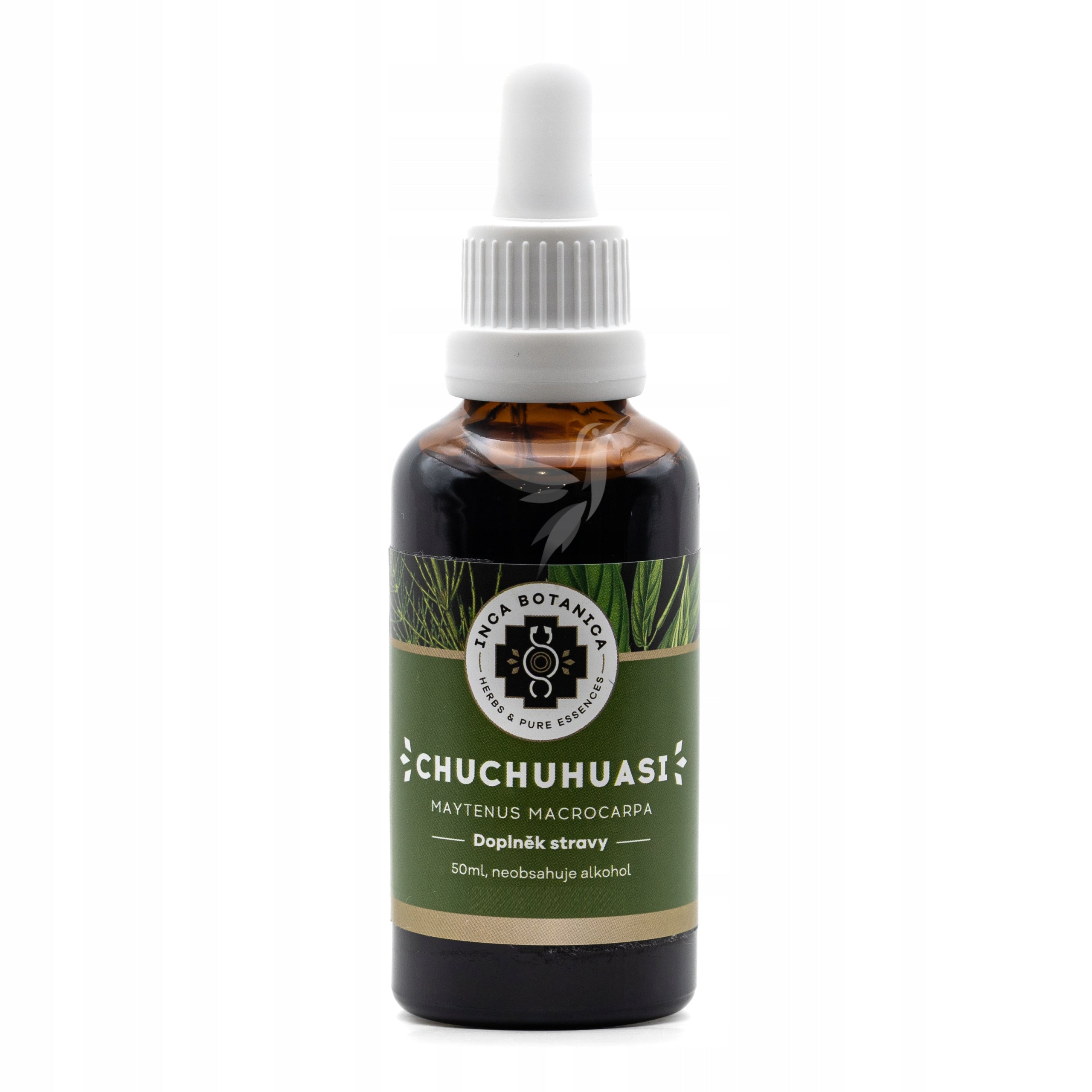 Kvapky na chrbát a kĺby bez alkoholu Chuchuhuasi 50ml Inca Botanica 1620 mg