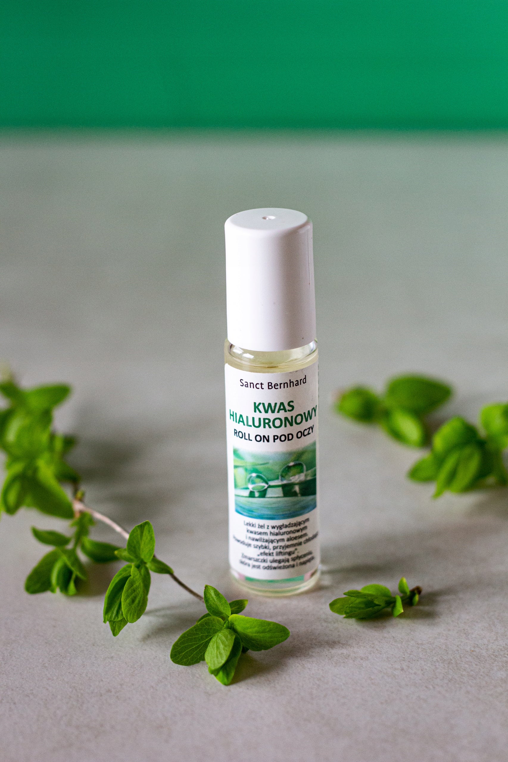 Paakių kremas Sanct Bernhard Eye Roll-on su hialurono rūgštimi, 10 ml