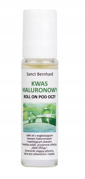 Paakių kremas Sanct Bernhard Eye Roll-on su hialurono rūgštimi, 10 ml