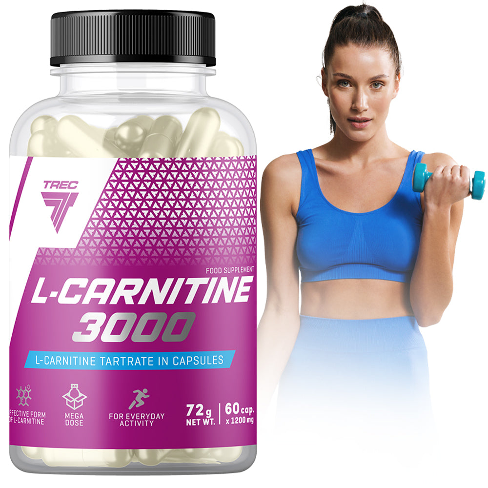 L-CARNITINE POWERFUL FAT BURNER 3000 60 kaps TREC L-Carnitine REDUCTION