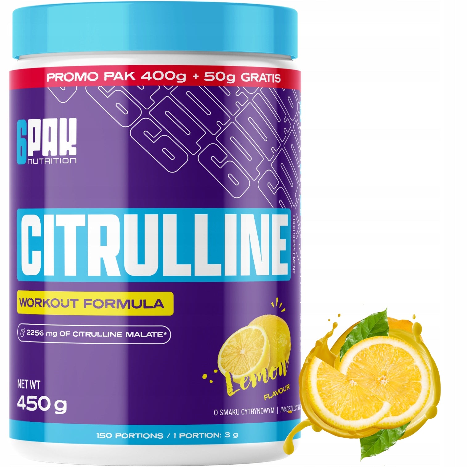 L-CITRULLINE Malate 150 Servings 450g Strong Pre-Workout Muscle Pump