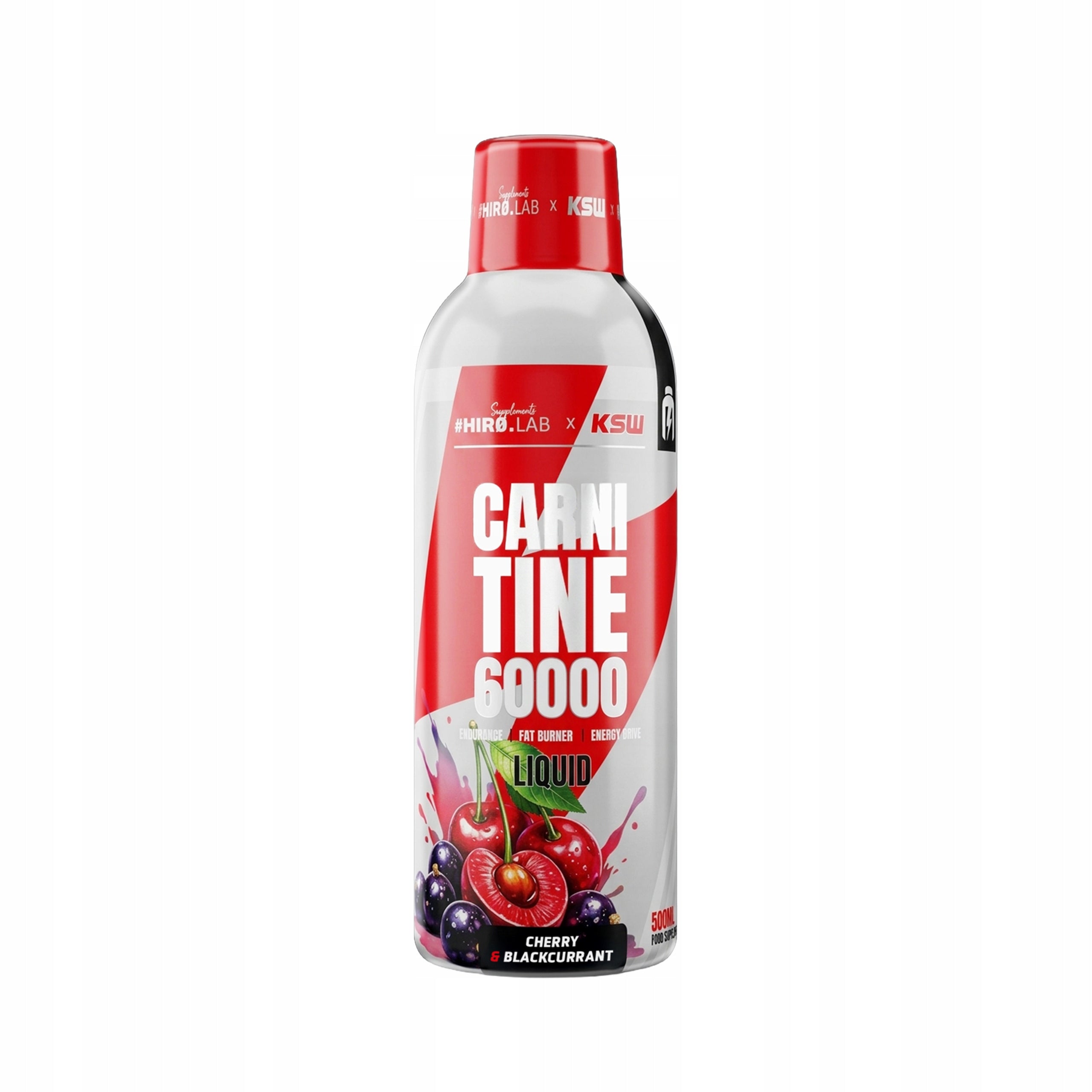 L-Carnitine 60000 500ml KSW L-Carnitine Liquid Cherry Burner HiroLab Packaging status original