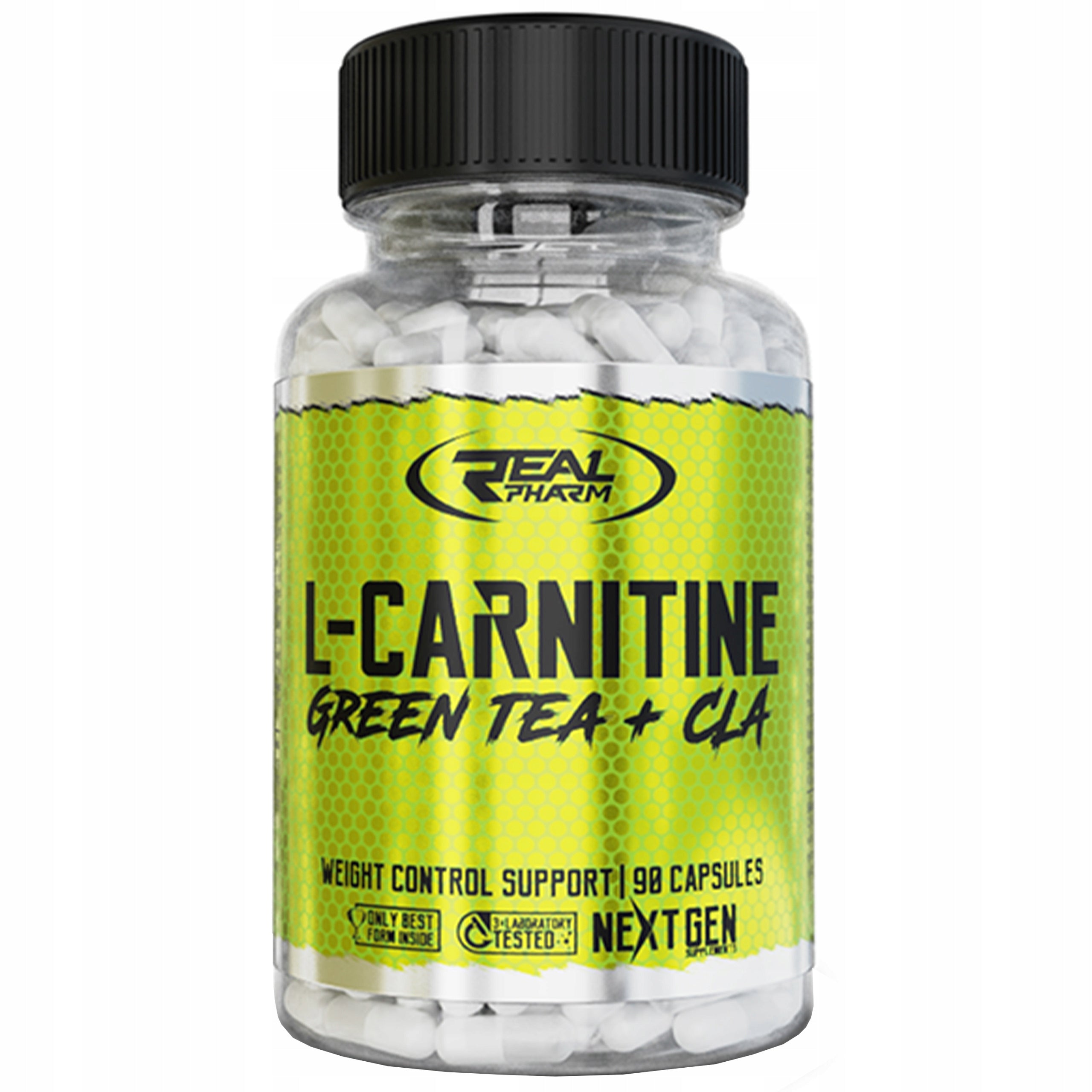 L-Carnitine CLA Green Tea slimming fat burning 90 kaps REAL PHARM