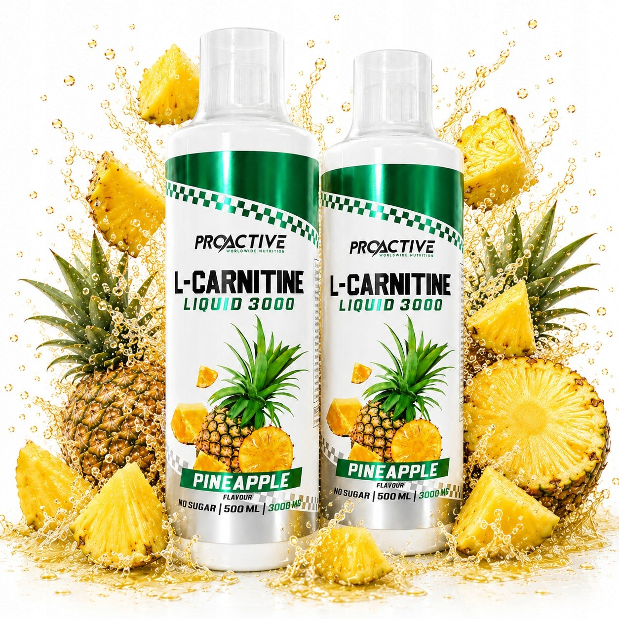 L-Carnitine Liquid 3000 500ml Pineapple x 2pcs