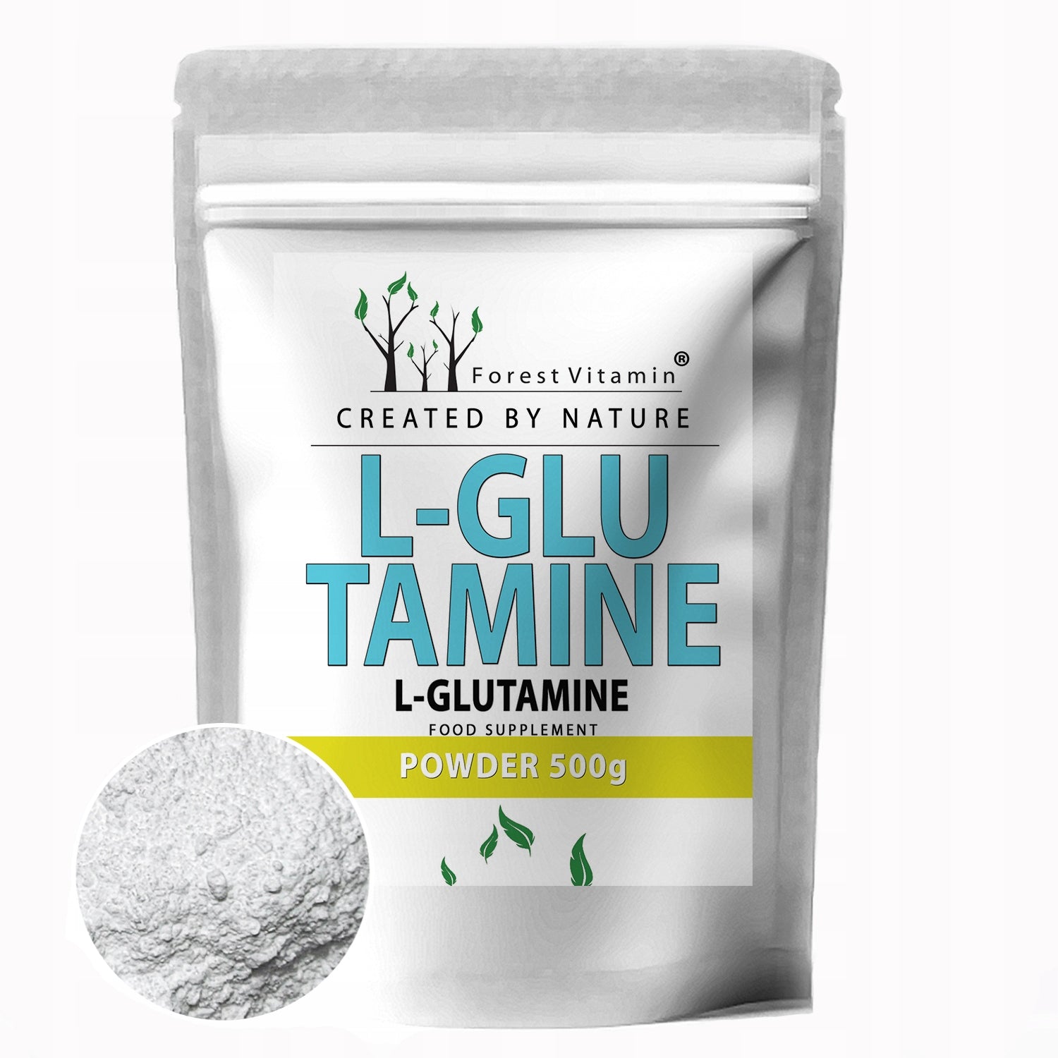L-GLUTAMINE 500g L-GLUTAMINE 100% PURE AMINO ACIDS + LABORATORY TESTS