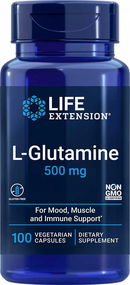 L-Glutamine 500 mg, 100 caps. Life Extension