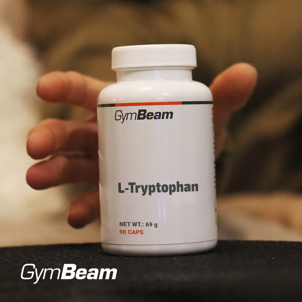 L-TRYPTHOPAN SEN STRESS NERVES WELL-BEING - GymBeam 90 kaps Expiration date at least 1 year from the date of purchase