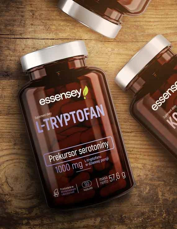 L-TRYPTOPHAN 1000 MG Serotonin Melatonin ESSENTIAL AMINO ACID 90 VEGE KAPS Packaging status original