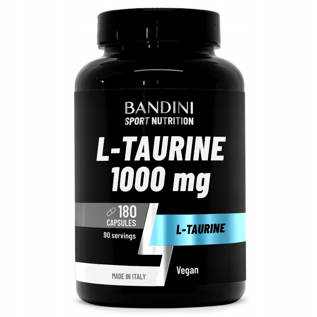 L Taurine 1000mg High Strength Capsules, L-Taurine 180 Capsules, Vegan