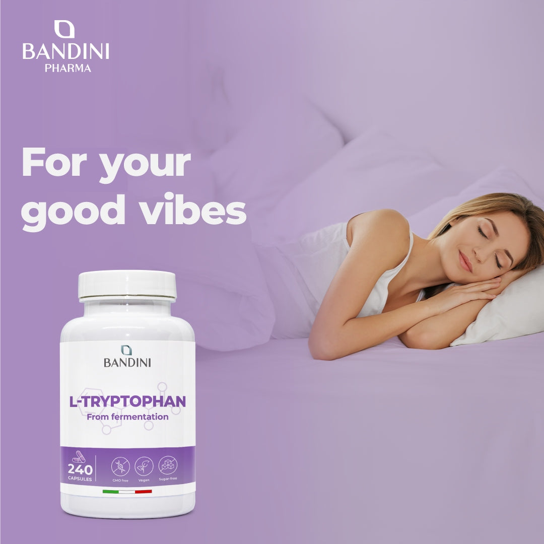 L-Tryptophan 500mg, Supplement for sleep quality improvement, 240 capsules EAN (GTIN) 8033162422801