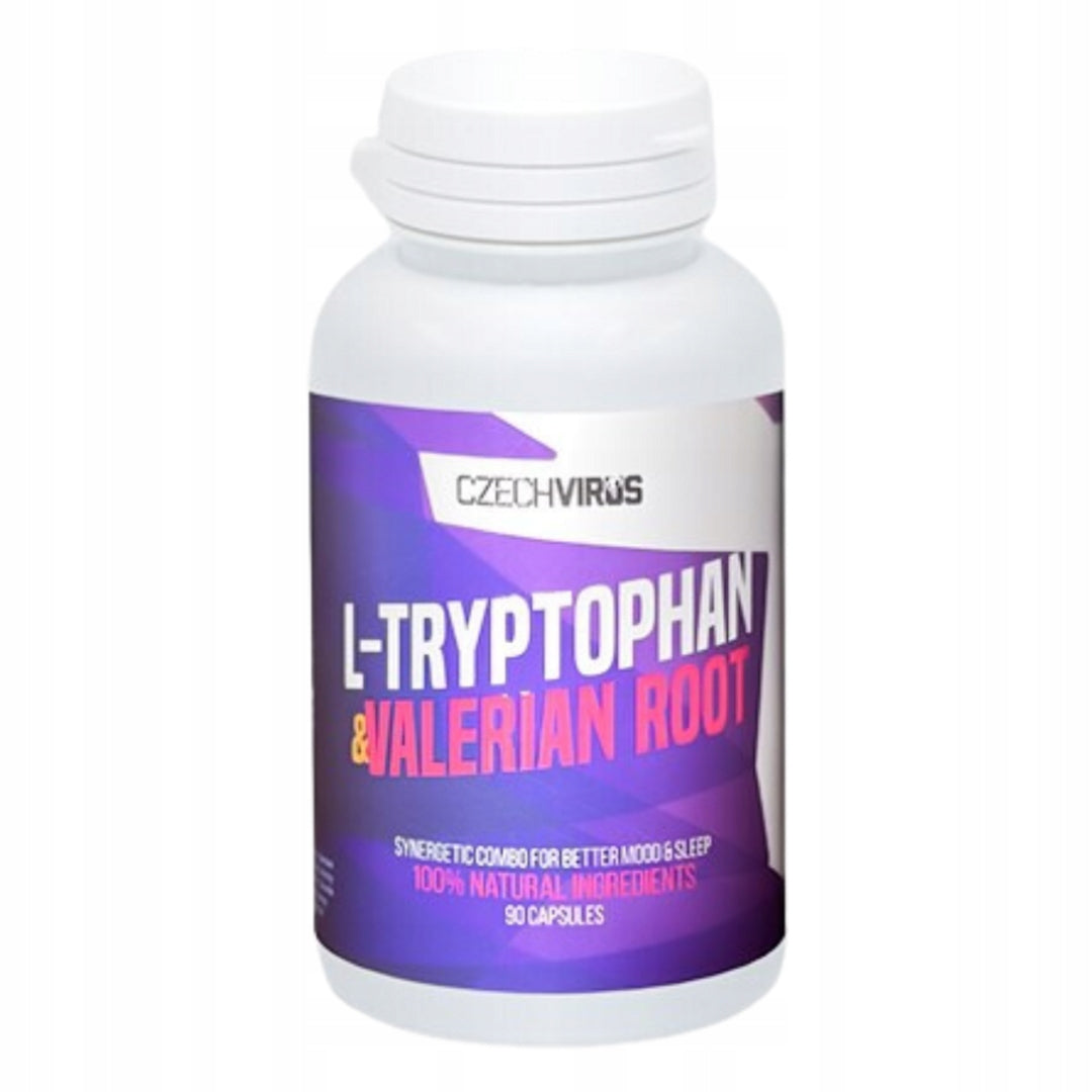 L-Tryptophan & Valerian Root - 90 kapslí