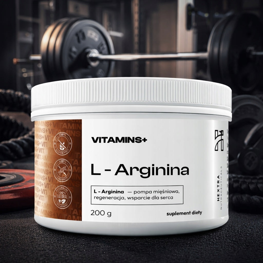 L-arginine 200g - muscle pump, regeneration, heart support Basic ingredient other