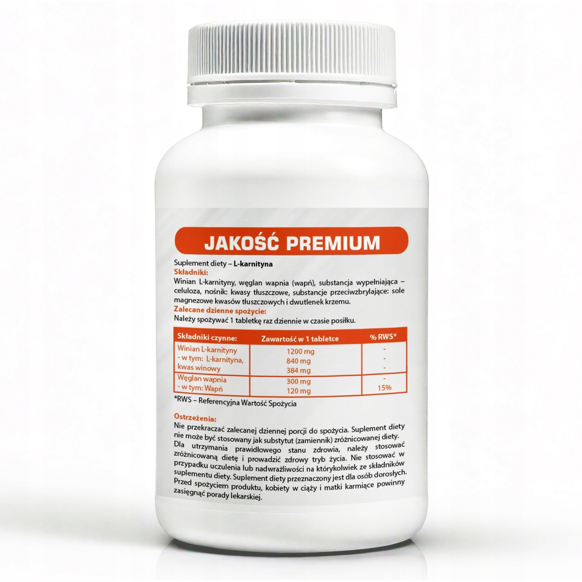 L-carnitine - Supports fat burning, adds energy Manufacturer code L-karnityna WSPIERA SPALANIE TŁUSZCZU