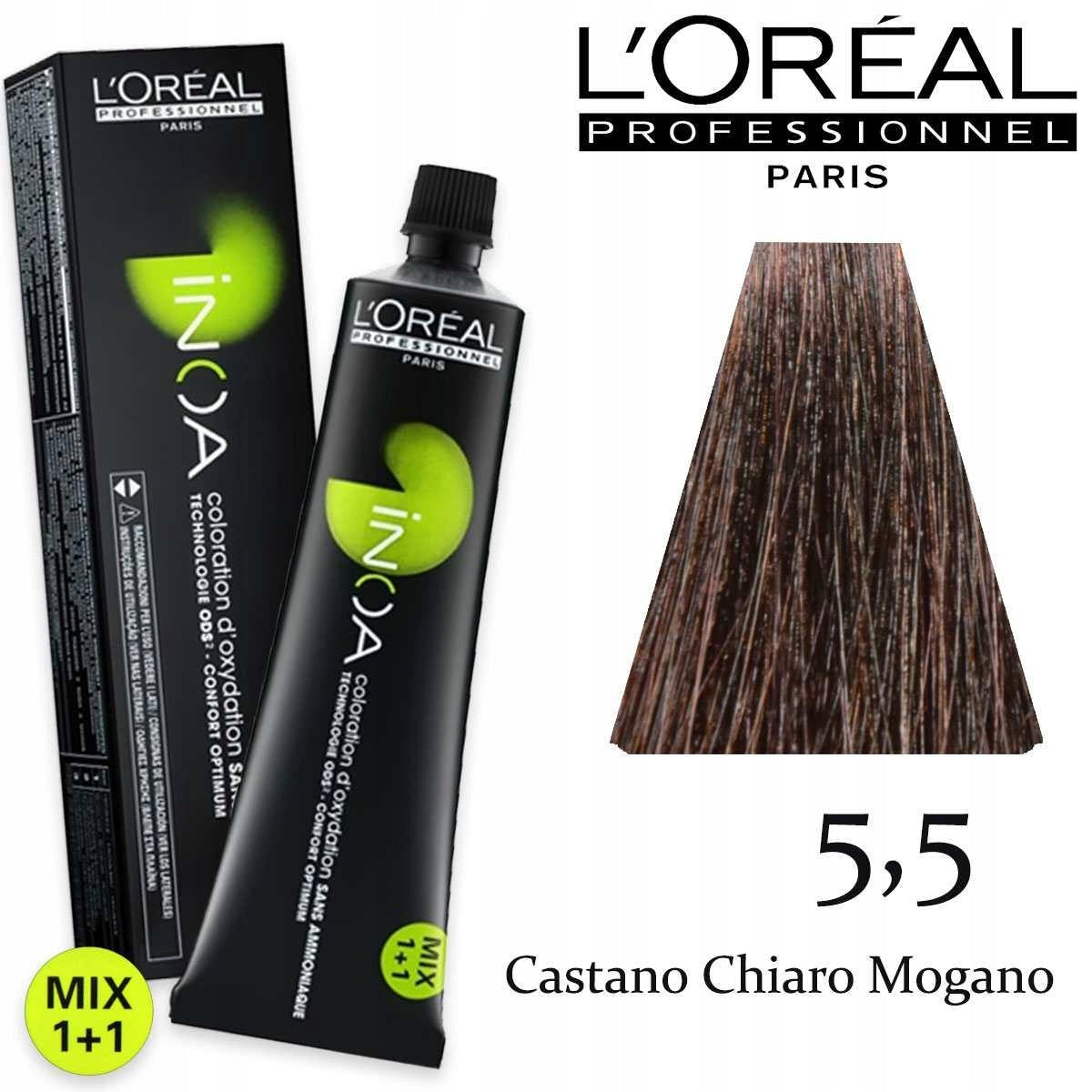 Langanhaltendes Haarfärbemittel L'Oreal Professionnel Paris Inoa Color Nr. 5,5 60 g