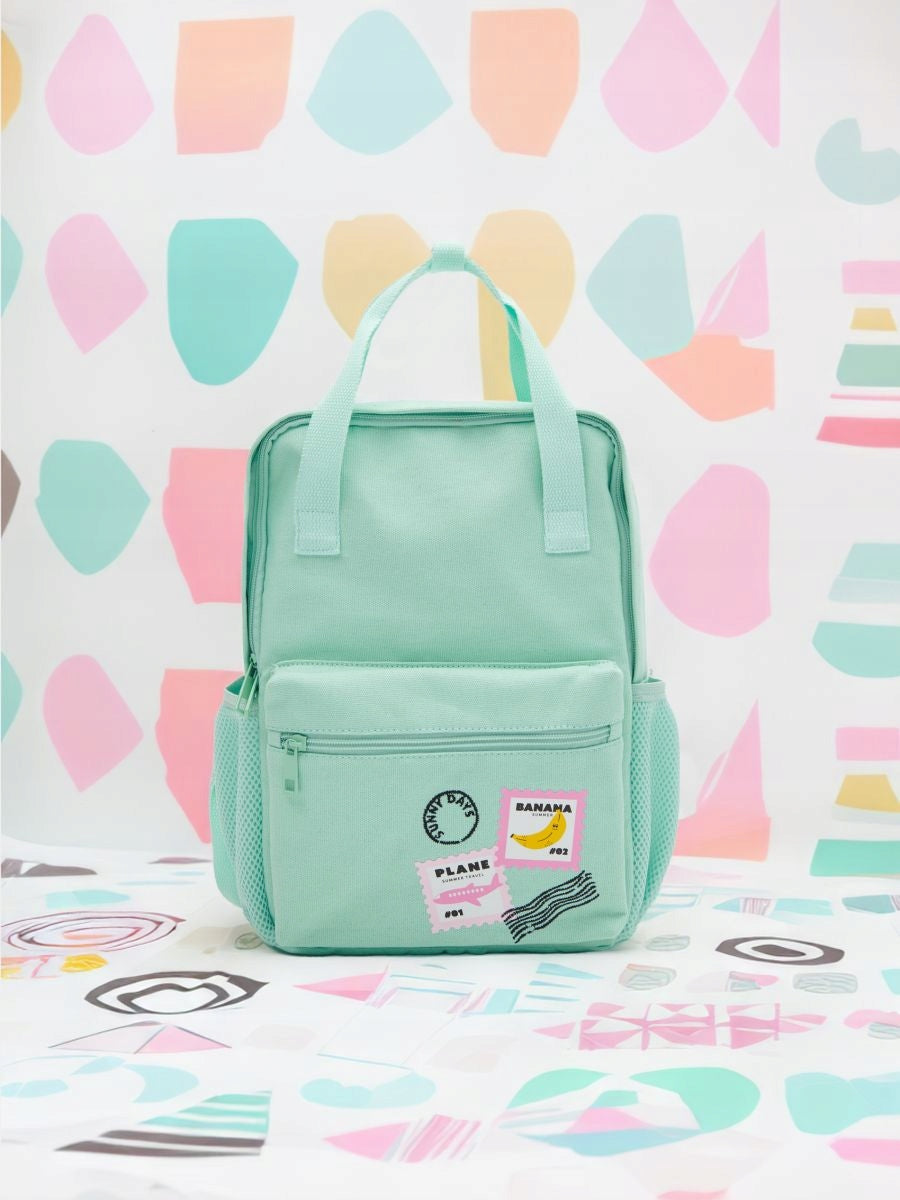 LA317 mint backpack patches 23x 32 cm