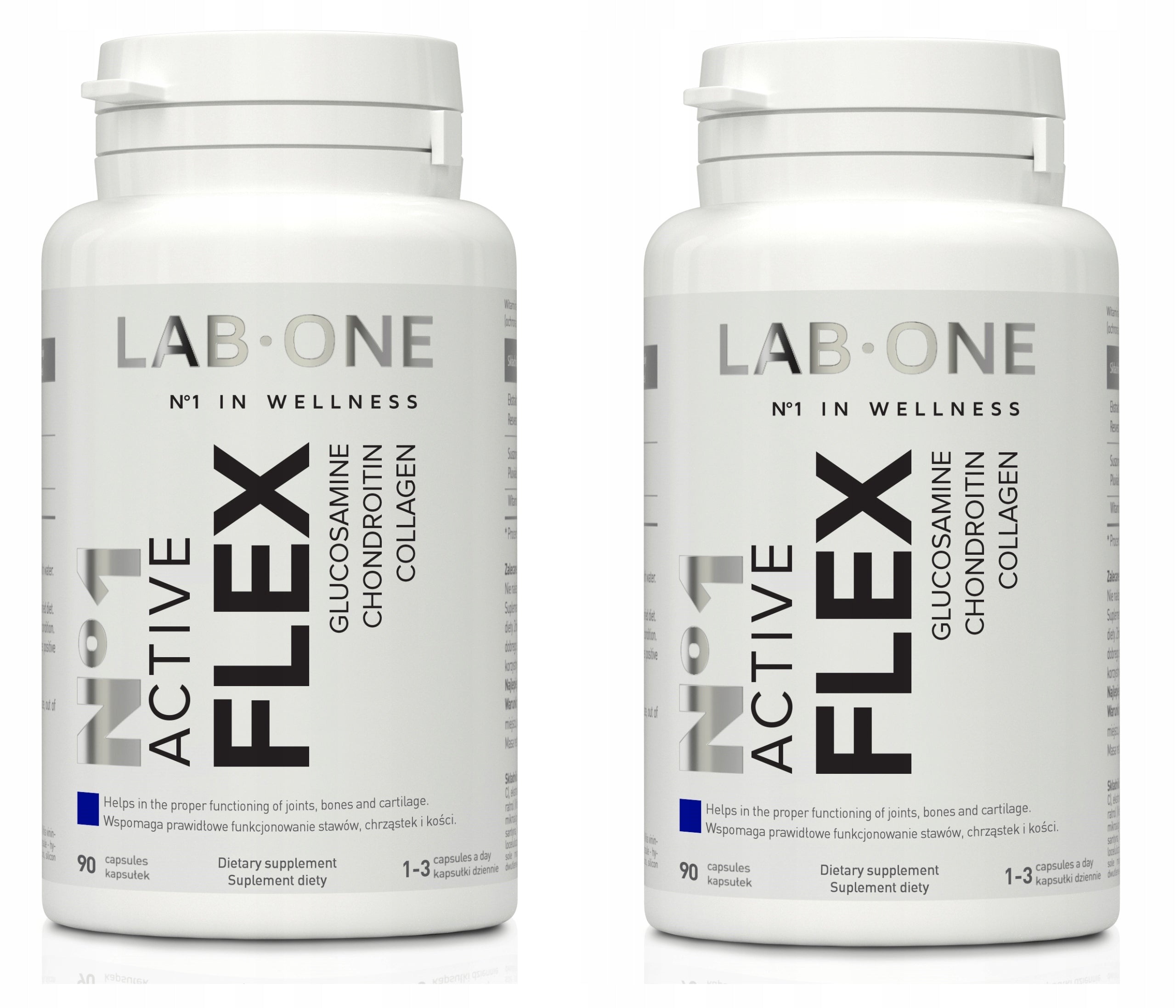 LAB ONE N°1 Active Flex (Glucosamin Collagen Chondroitin) 2 x 90 capsules