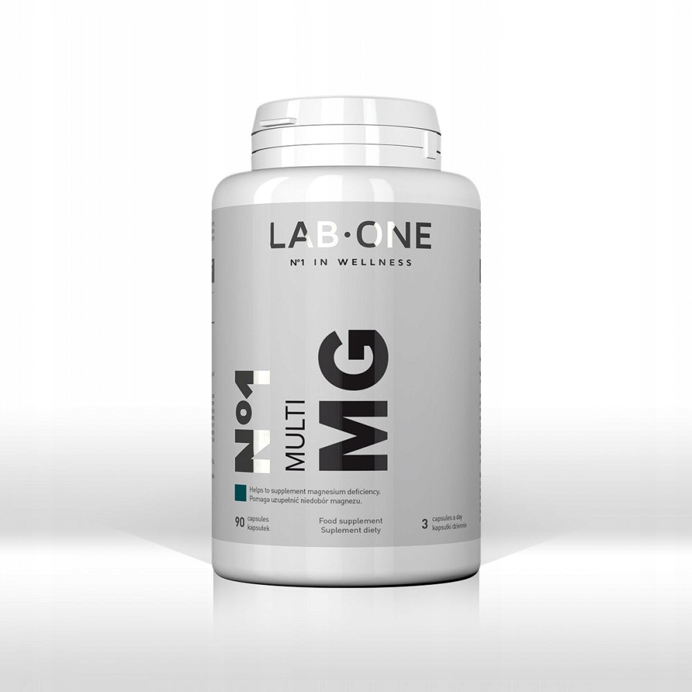 LAB ONE N°1 MULTI MG 4 FORMS OF MAGNESIUM + VITAMIN B6 90 caps. + FREEBIE Manufacturer code MG