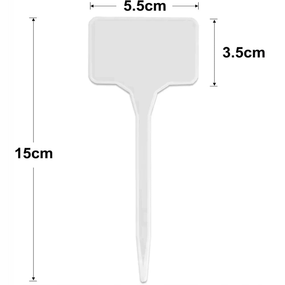 LABEL PLATE MARKERS FOR DESCRIBING PLANTS OF SEEDLINGS 50PCS/SET Packaging status original