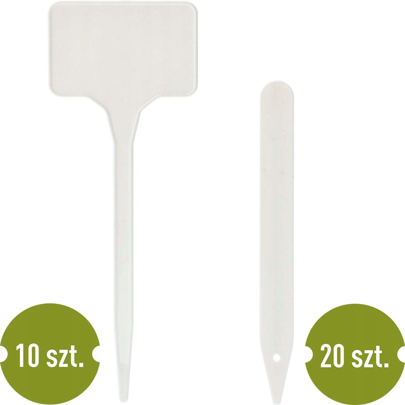 LABEL PLATES FOR DESCRIPTION OF PLANTS FLOWERS HERBS GARDEN 30 pcs WHITE Manufacturer code 45825430