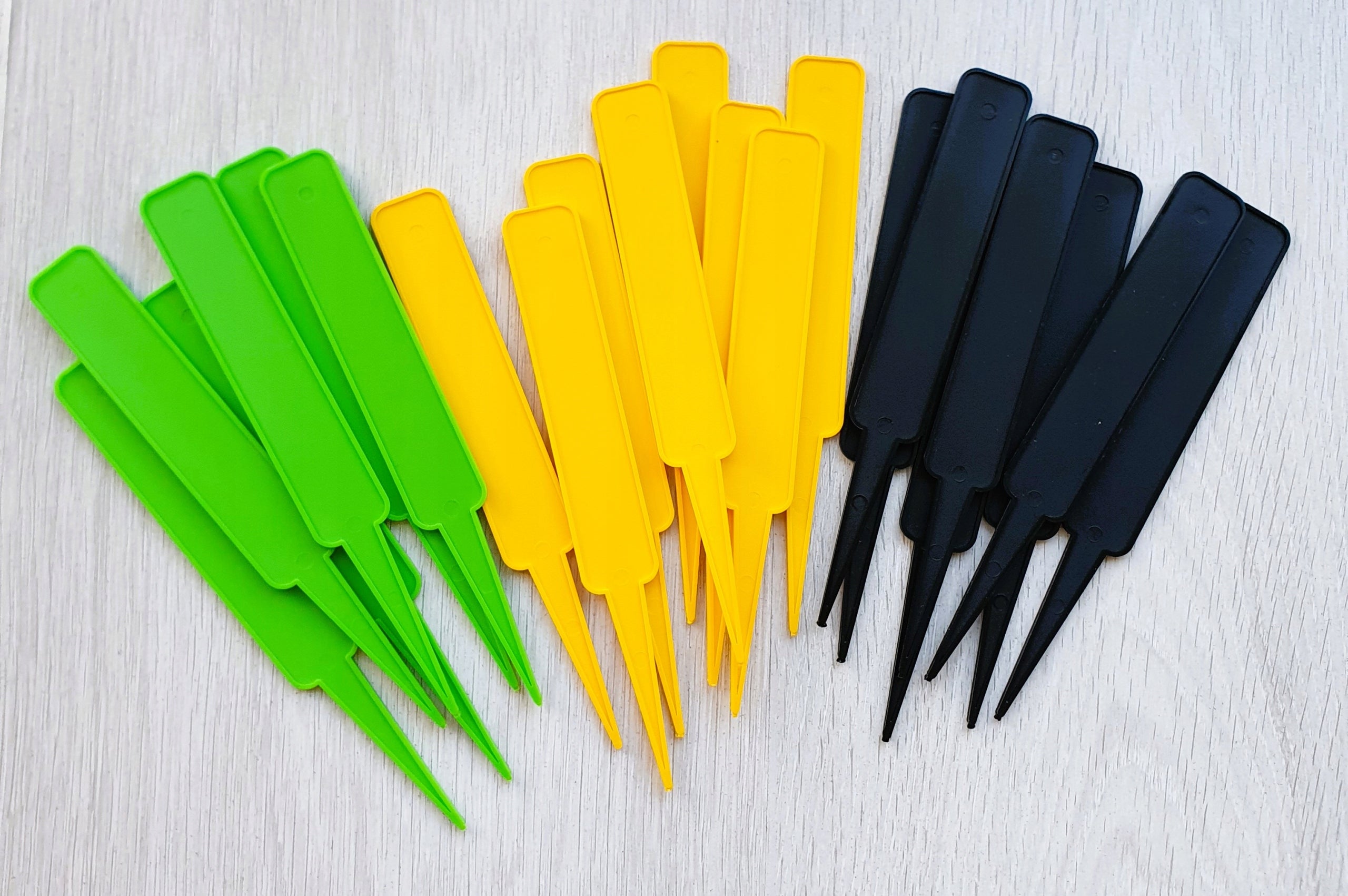 LABEL PLATES FOR PLANT DESCRIPTION 20X147 MM BLACK 100 PCS PL MANUFACTURER Color black