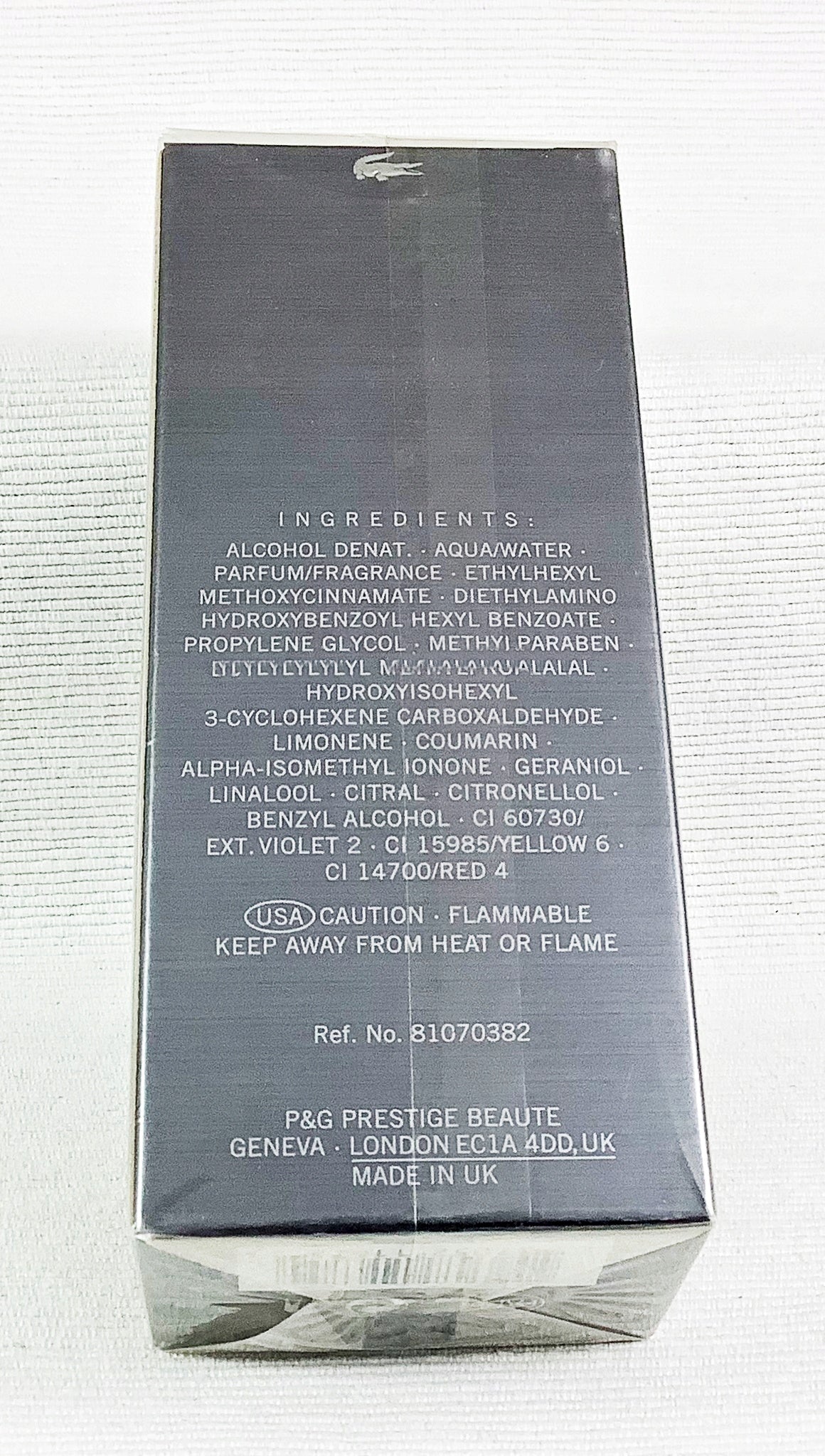 LACOSTE ELEGANCE 50 ML EAU DE TOILETTE UNIQUE Manufacturer code 7203 (2017 r.) na zdjęciu