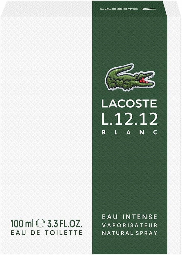 LACOSTE L.12. BLANC EAU INTENSE 100 ML. ORIGINAL - FOIL