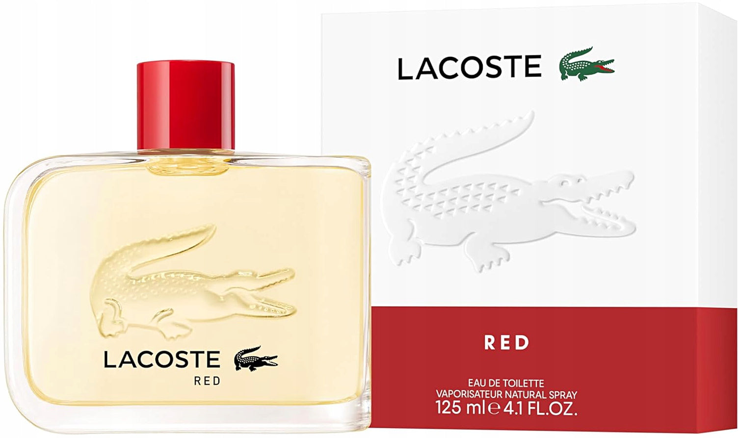 LACOSTE RED EDT 125ML ORIGINAL