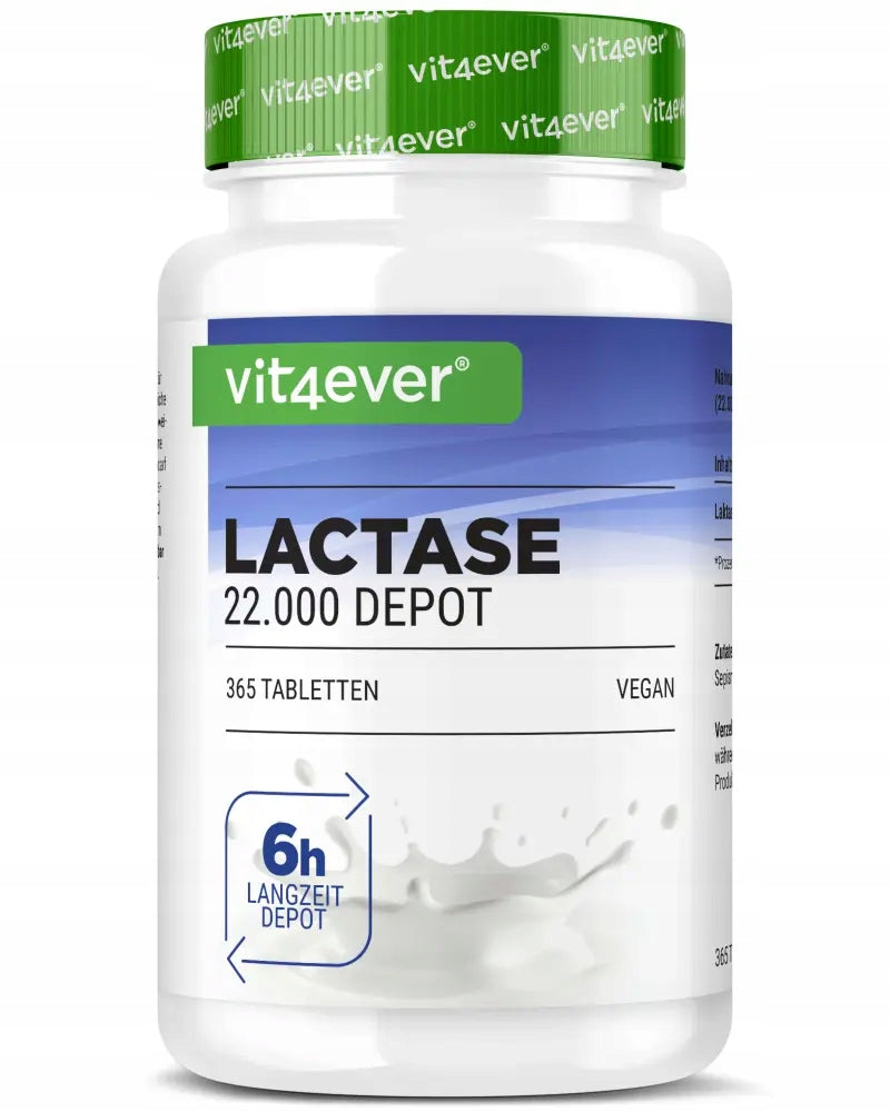 LACTASE 22 000 UNITS FCC 365 TABLETS SUPPORT LACTOSE DIGESTION