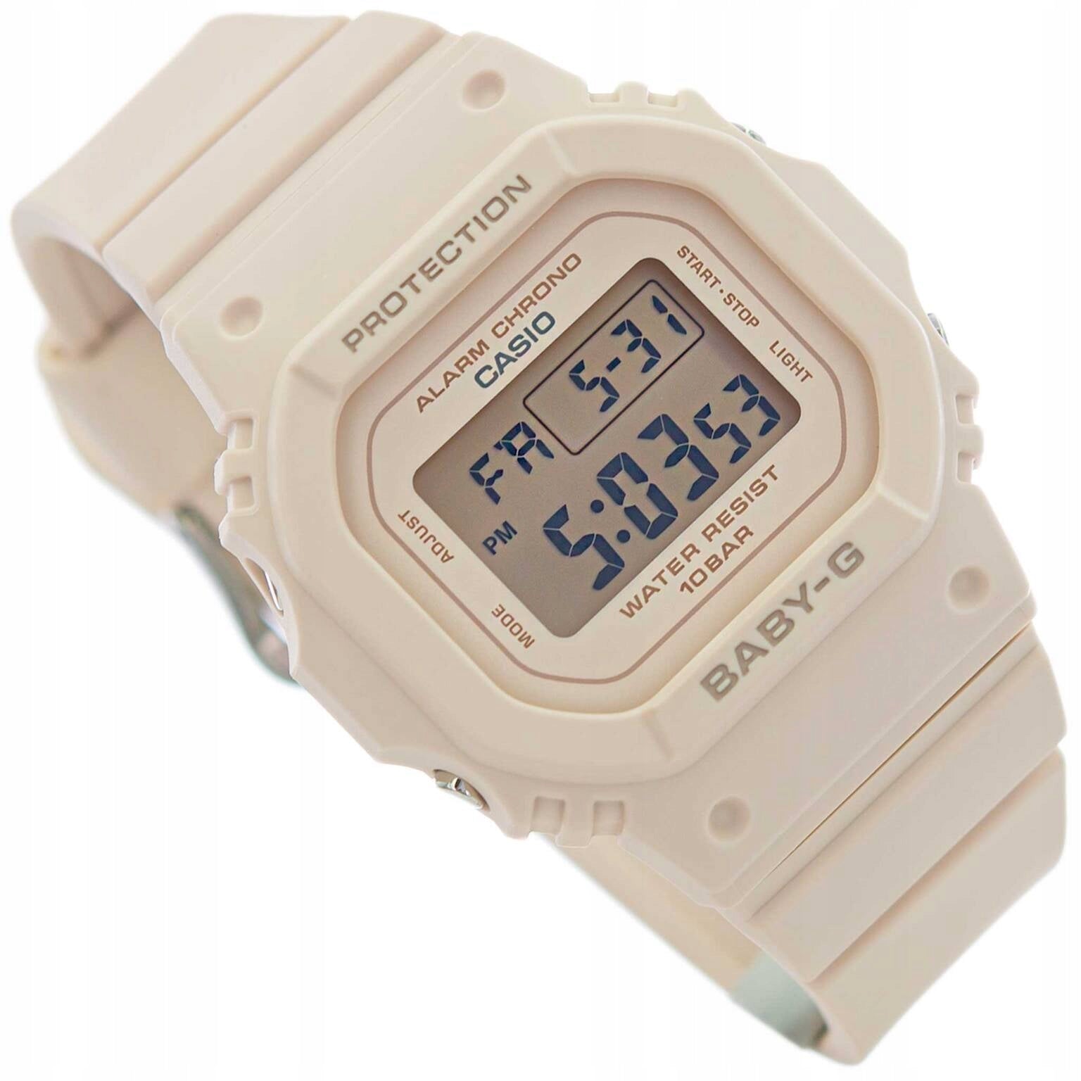 LADIES WATCH CASIO BGD-565U-4ER BABY-G PINK 100M ALARM DATE STOPWATCH
