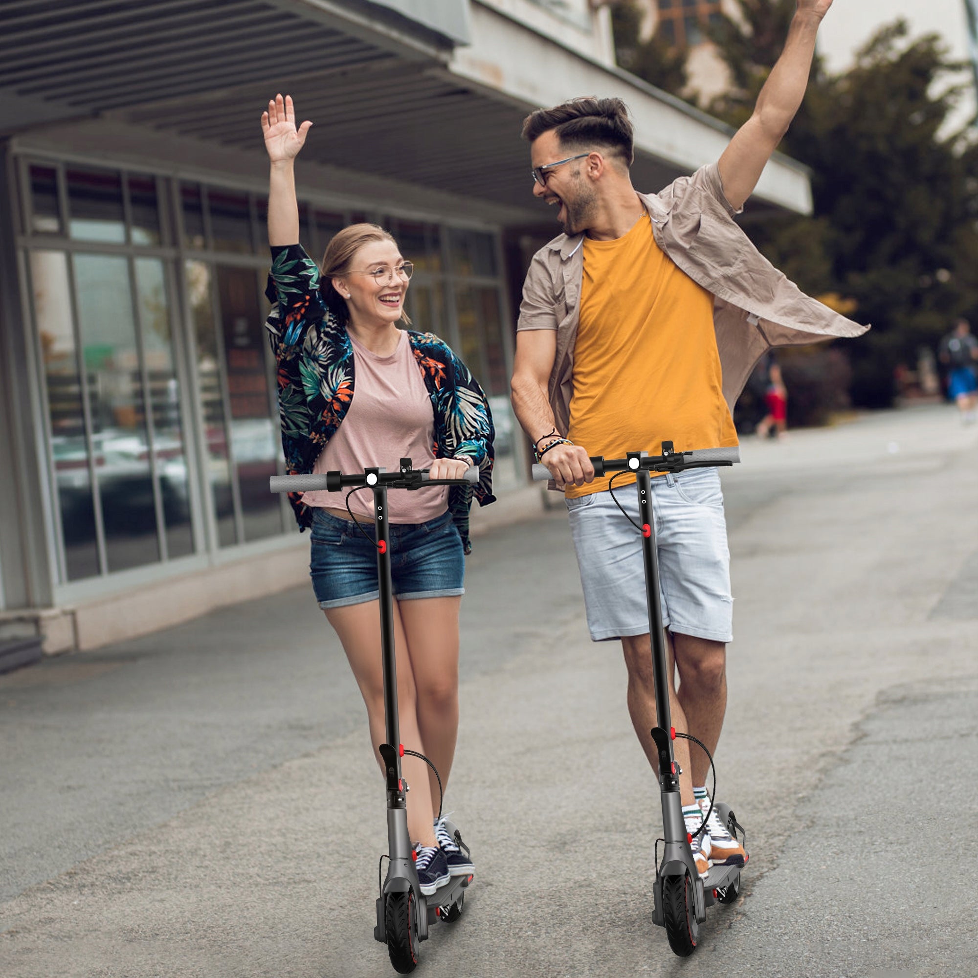 LADPED LP60 PRO Fold E-Scooter 350W 25KM 8.5" IP65 Dual Brakes 120KG Weight 14.8 kg