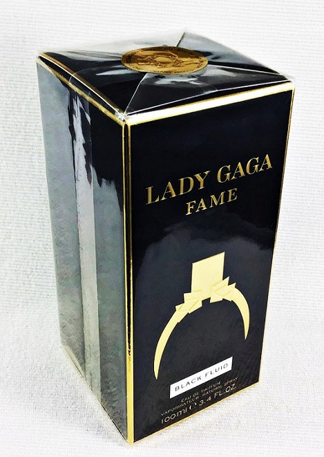LADY GAGA FAME BLACK FLUID 100 ML EAU DE PARFUM UNIQUE Packaging status original