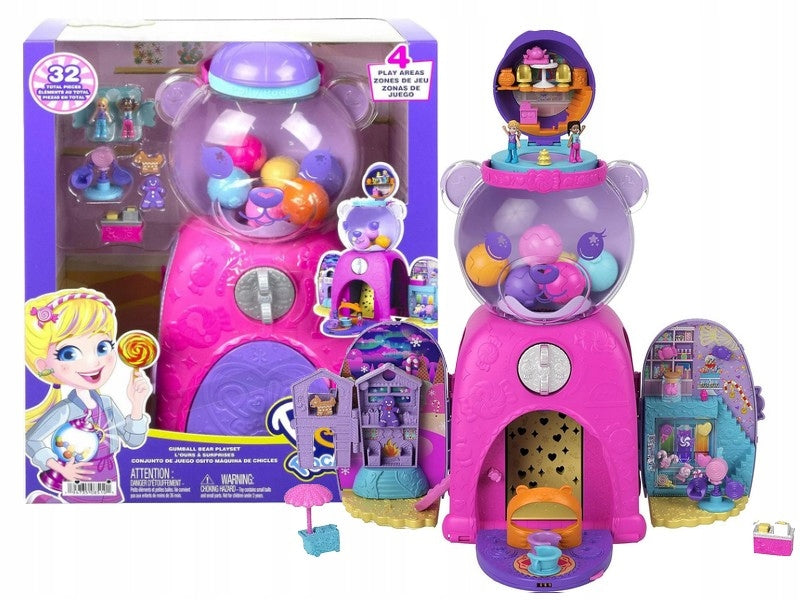 Žaislų rinkinys su lėlėmis Polly Pocket Gumball Bear