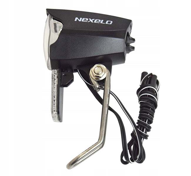 LAMP BICYCLE LAMP FRONT GENERATOR DYNAMO LED 30 LUX DUSK SENSOR Color black