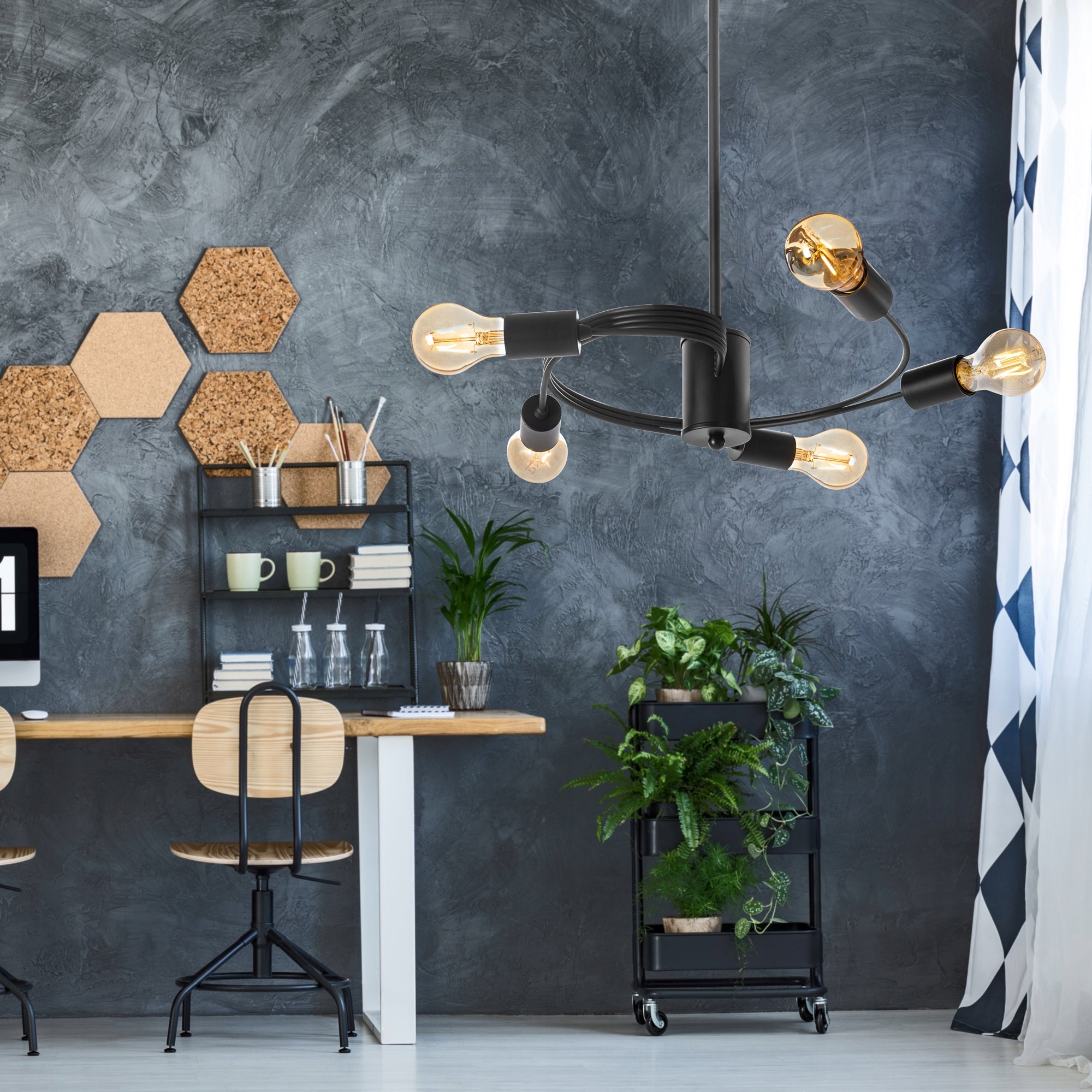 Dachboden-Deckenleuchte APP741-5C