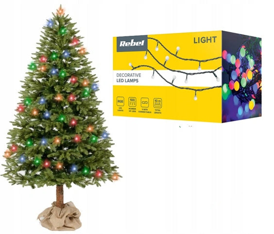 Girlianda su apšvietimo režimo pakeitimu, 10 m