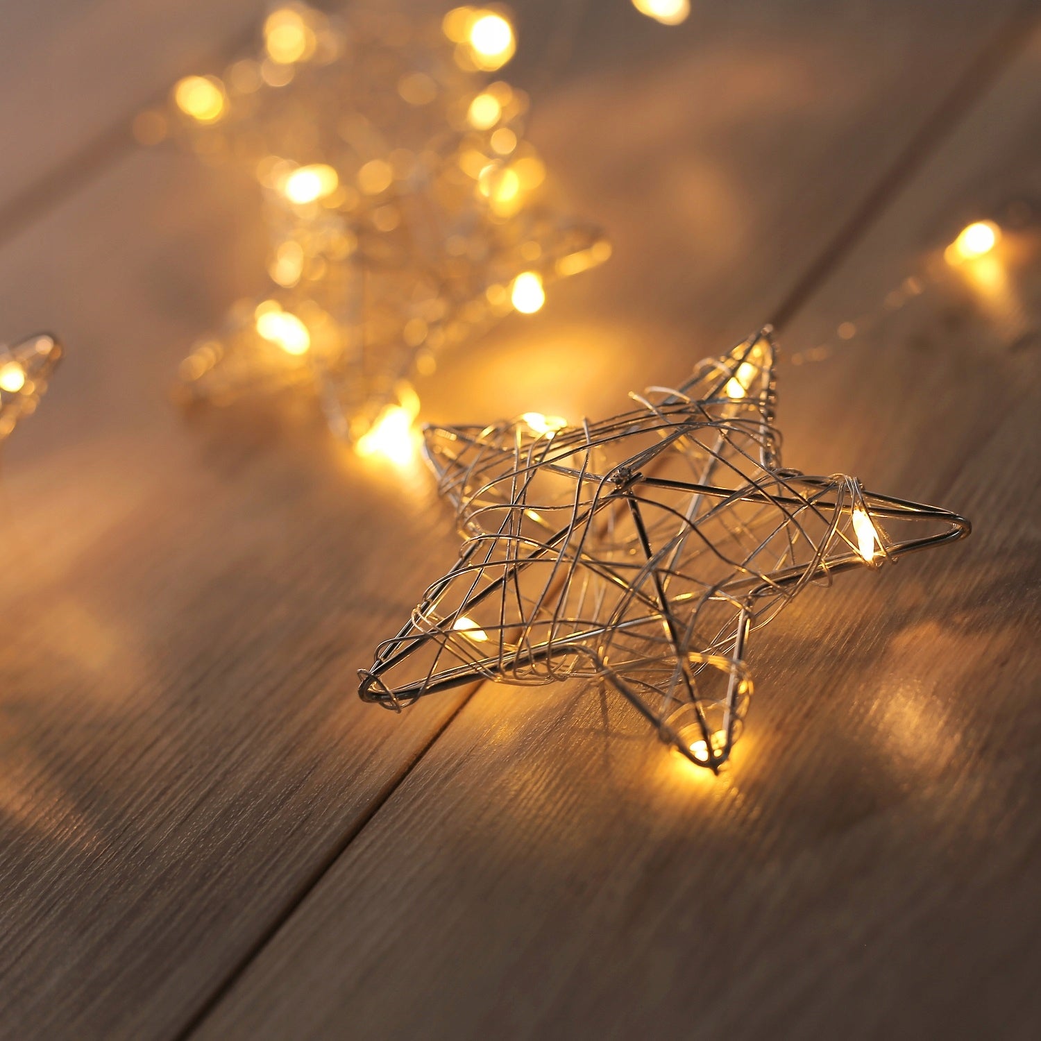 DecoKing girlianda Snowflakes, 38 LED