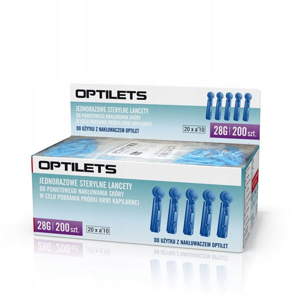 LANCETS OPTILETS STERILE OPTILET NEEDLES for lancet => 200 pieces Medical device yes