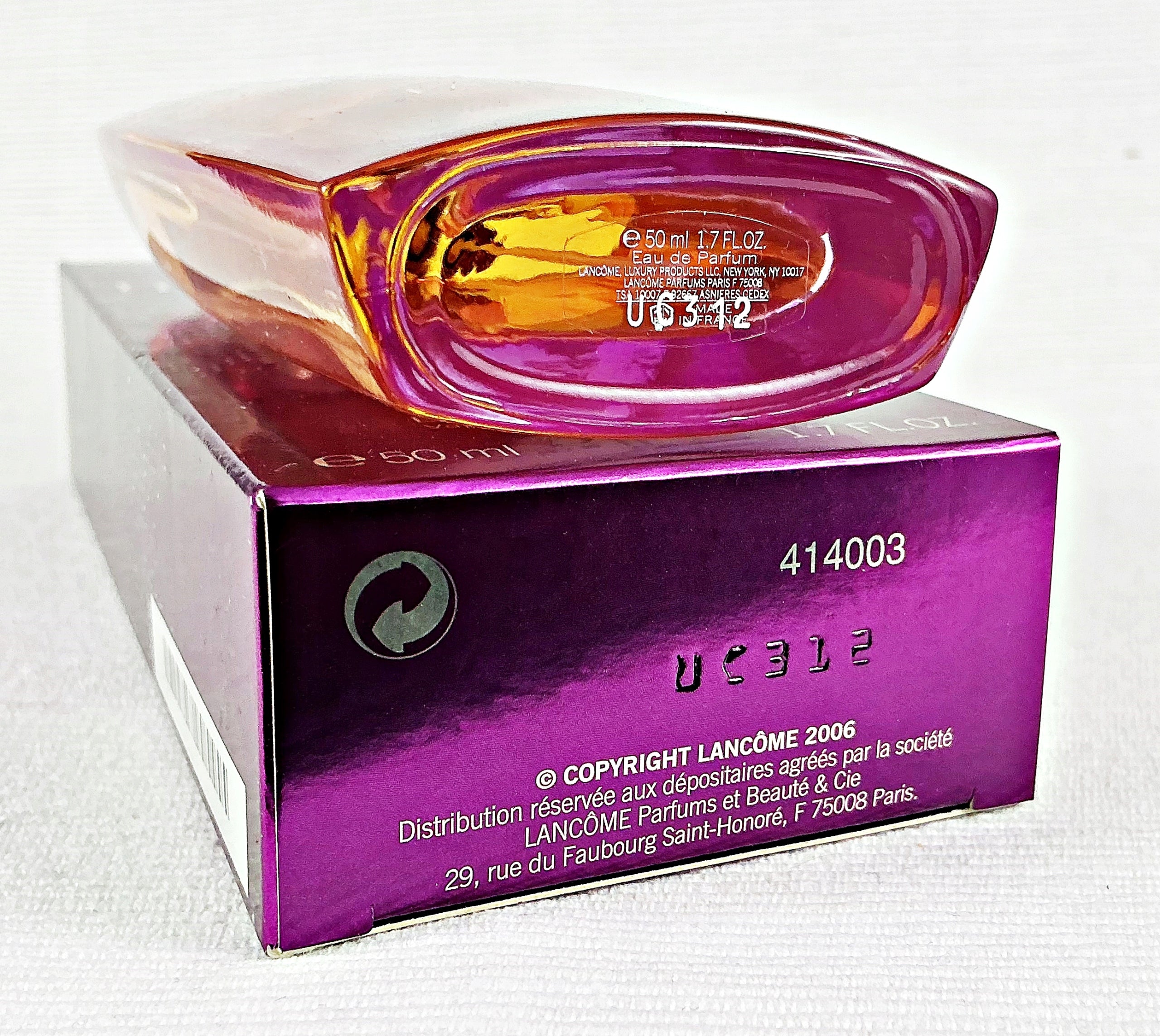 LANCOME MIRACLE FOREVER 50 ML EAU DE PARFUM UNIQUE Manufacturer code 3605530249980