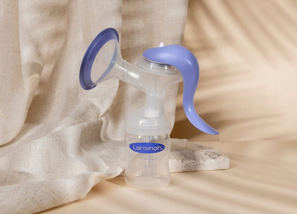LANSINOH HAND BREAST PUMP TWO PHASE MANUAL MILK EXTRACTOR BOTTLE 160ml Manufacturer code 5060062990027