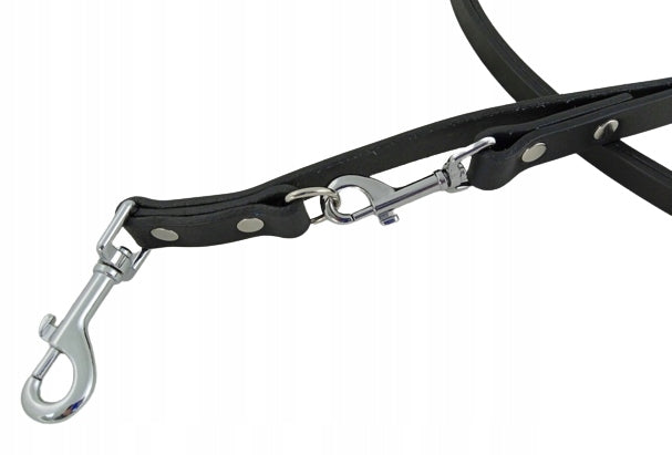 LANYARD ADJUSTABLE DETACHABLE LEATHER HADA BLACK Kind detachable