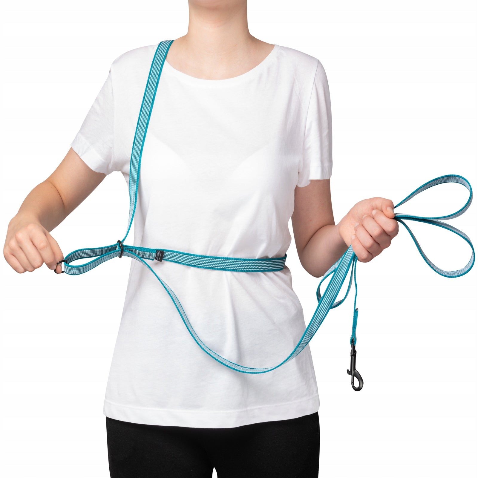 LANYARD ADJUSTABLE LIGHTWEIGHT RUBBERIZED 5M Manufacturer code Smycz 5m dla psa gumowana antypoślizgowa
