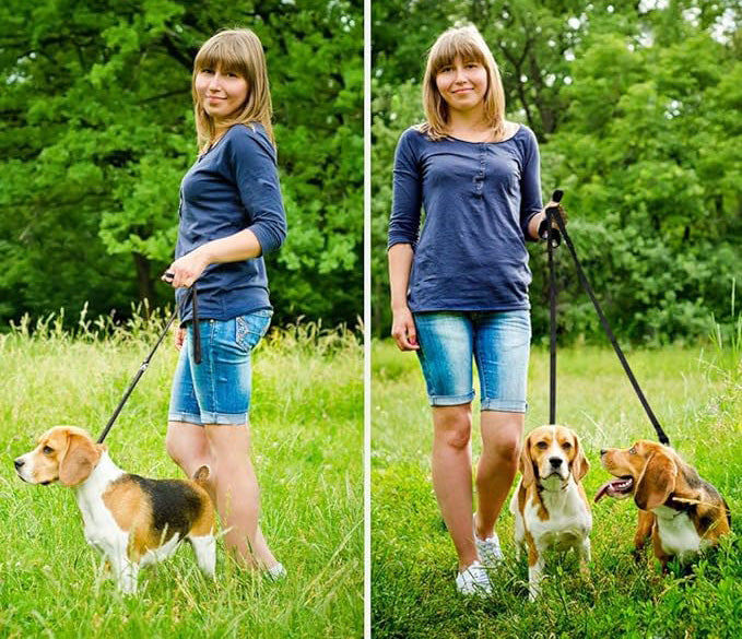 LANYARD ADJUSTABLE UNIVERSAL FOR DOG TRAINING CLIP-ON STRONG LONG 5m Maximum leash length 5 m