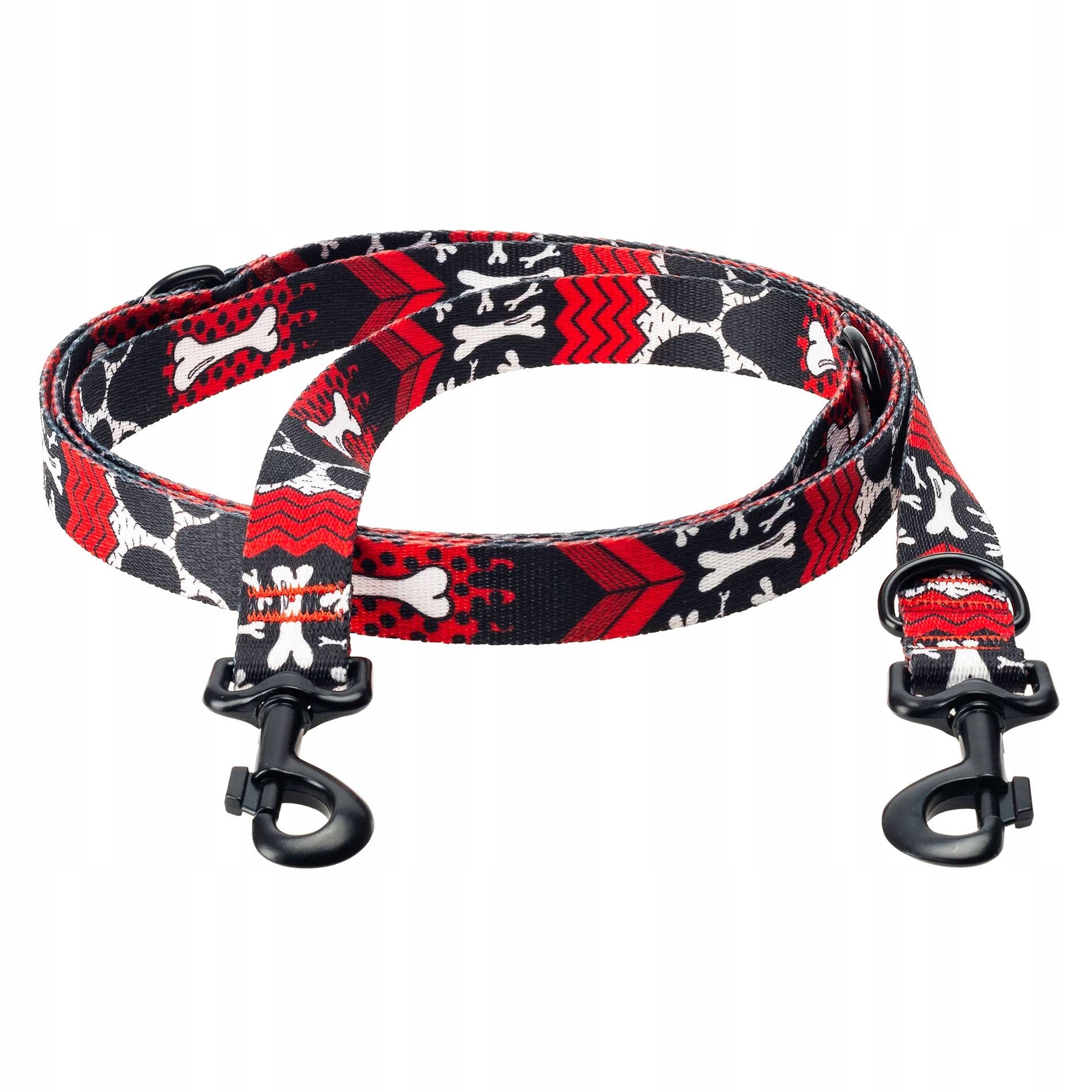 LANYARD CLIP-ON extra long 5 METERS for dog terrier Ukory RED BONE EAN (GTIN) 5905999401195