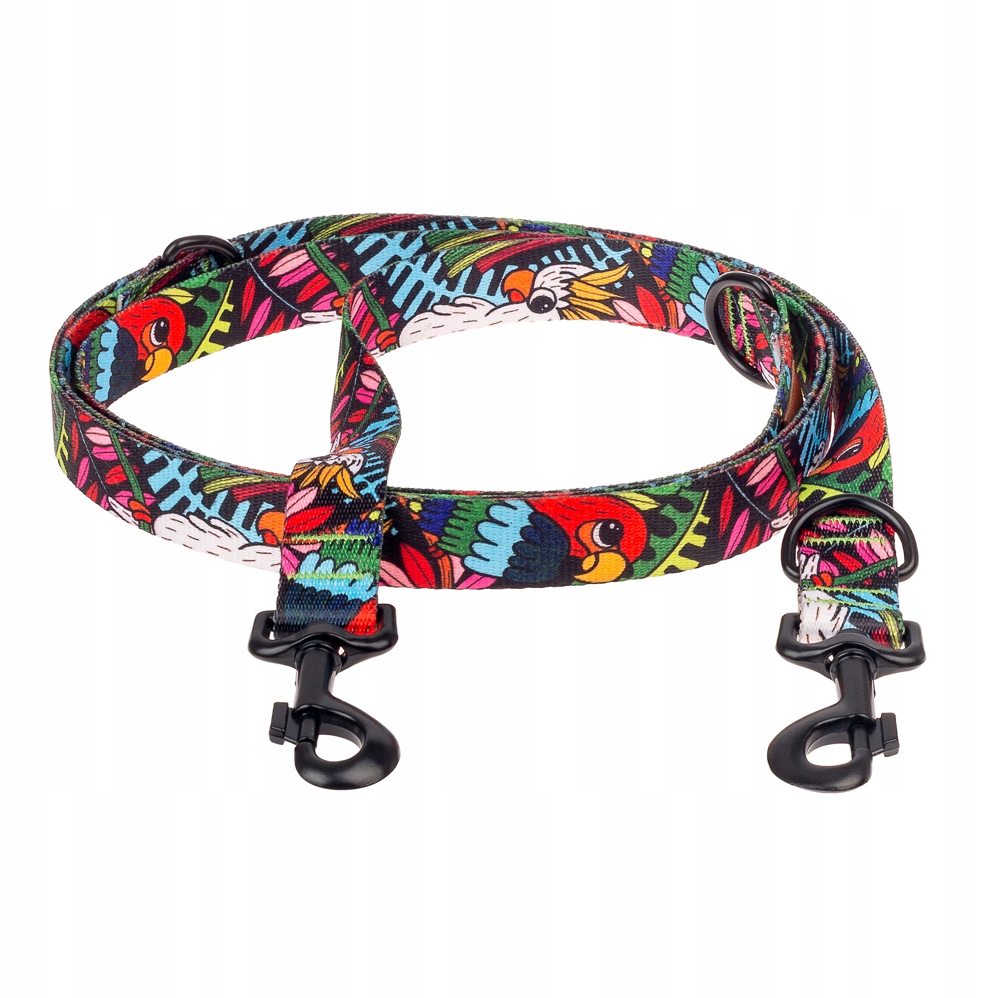 LANYARD WITH ADJUSTABLE LENGTH 300 cm LARGE DOG Ukory PARROTS pattern EAN (GTIN) 5905999400877