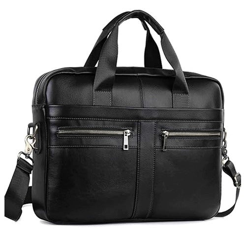 LAPTOP BAG 15 6 INCH BUSINESS LEATHER FOR MAN BRIEFCASE