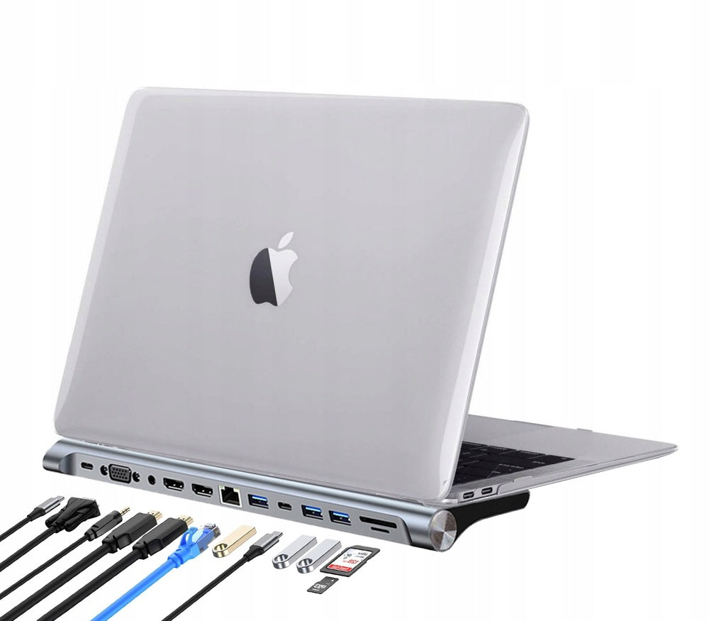 LAPTOP DOCKING STATION 12in1 USB-C HDMI LAN VGA SD WIREWAY FOR APPLE Manufacturer WireWay