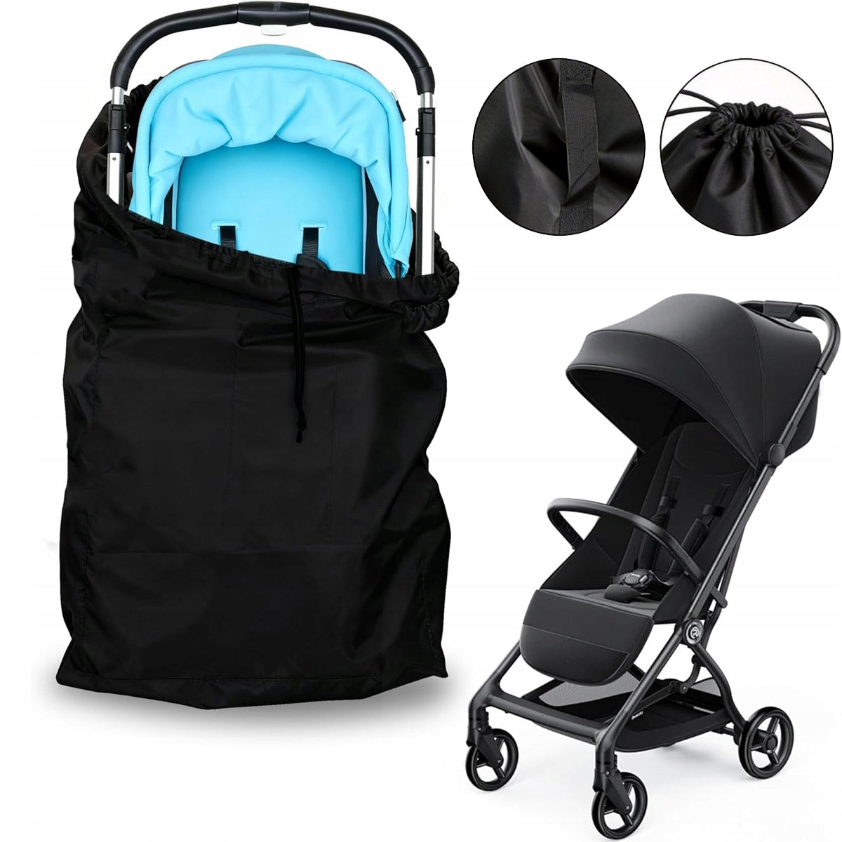 LARGE AIRPLANE TROLLEY COVER PROTECTIVE, STRONG 127 cm