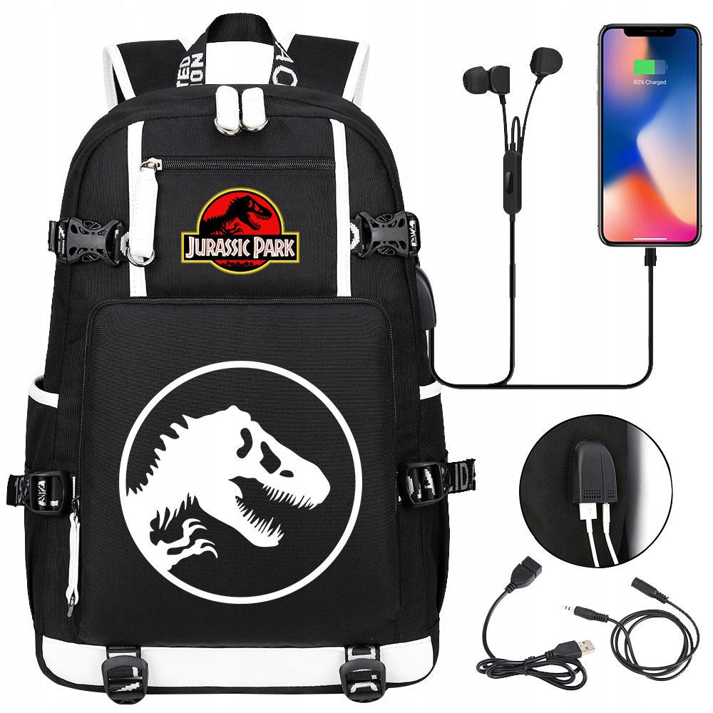 LARGE BACKPACK JURASSIC PARK WORLD WATERPROOF PATTERNS NEW Manufacturer code rtu6thtftgthtyh