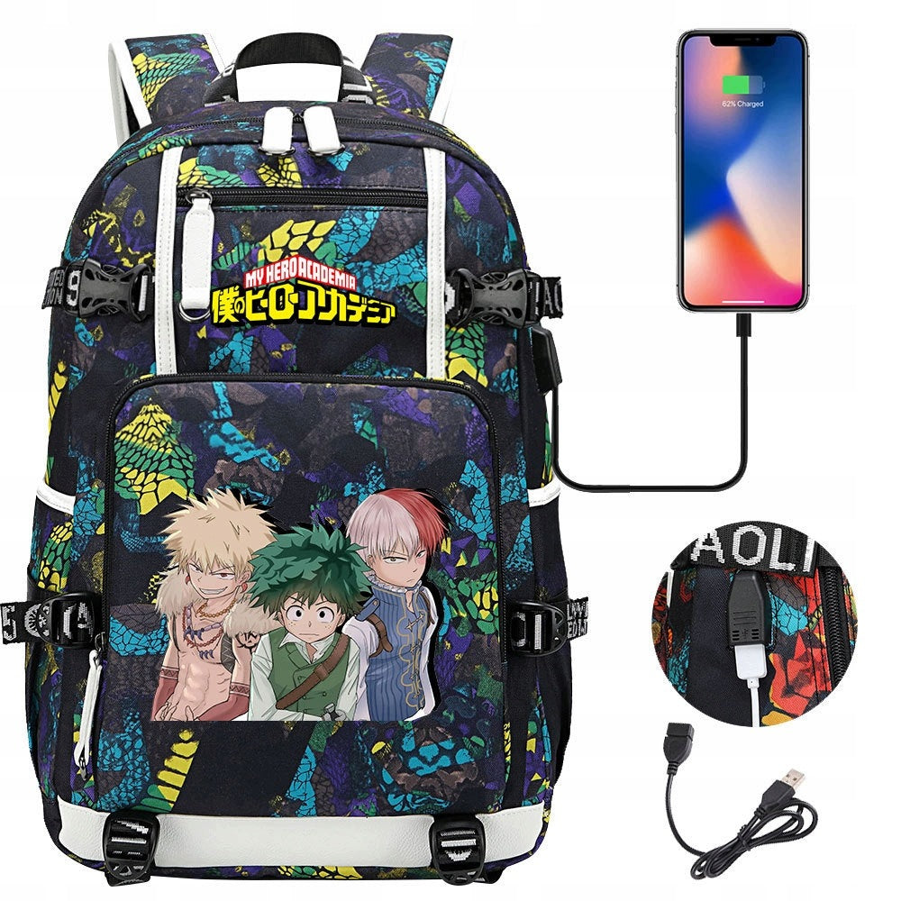 LARGE BACKPACK My Hero Academia WATERPROOF PATTERNS high quality Packaging status original